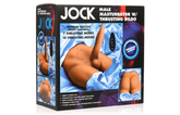 Jock Male Masturbator with Medium Thrusting 7 Inch Silicone Dildo and Remote Control Default Title Assturbators